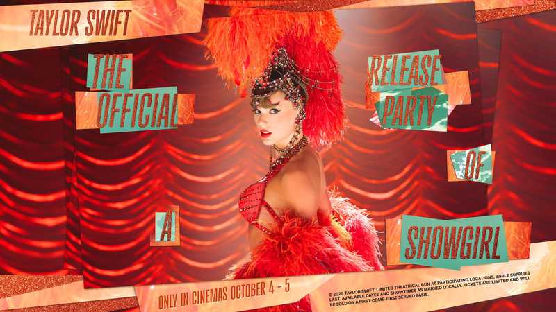 Taylor Swift Release Party of a Showgirl